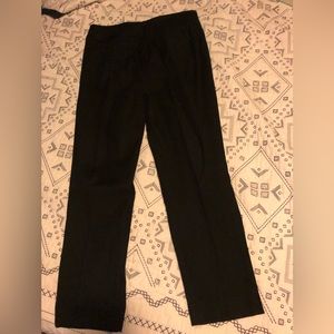 LOFT Julie Straight black pants size 6